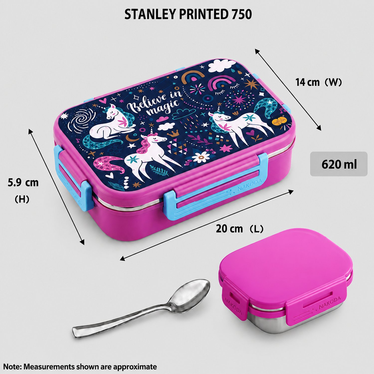 Nakoda STANLEY PRINTED 750 | School Tiffin Box