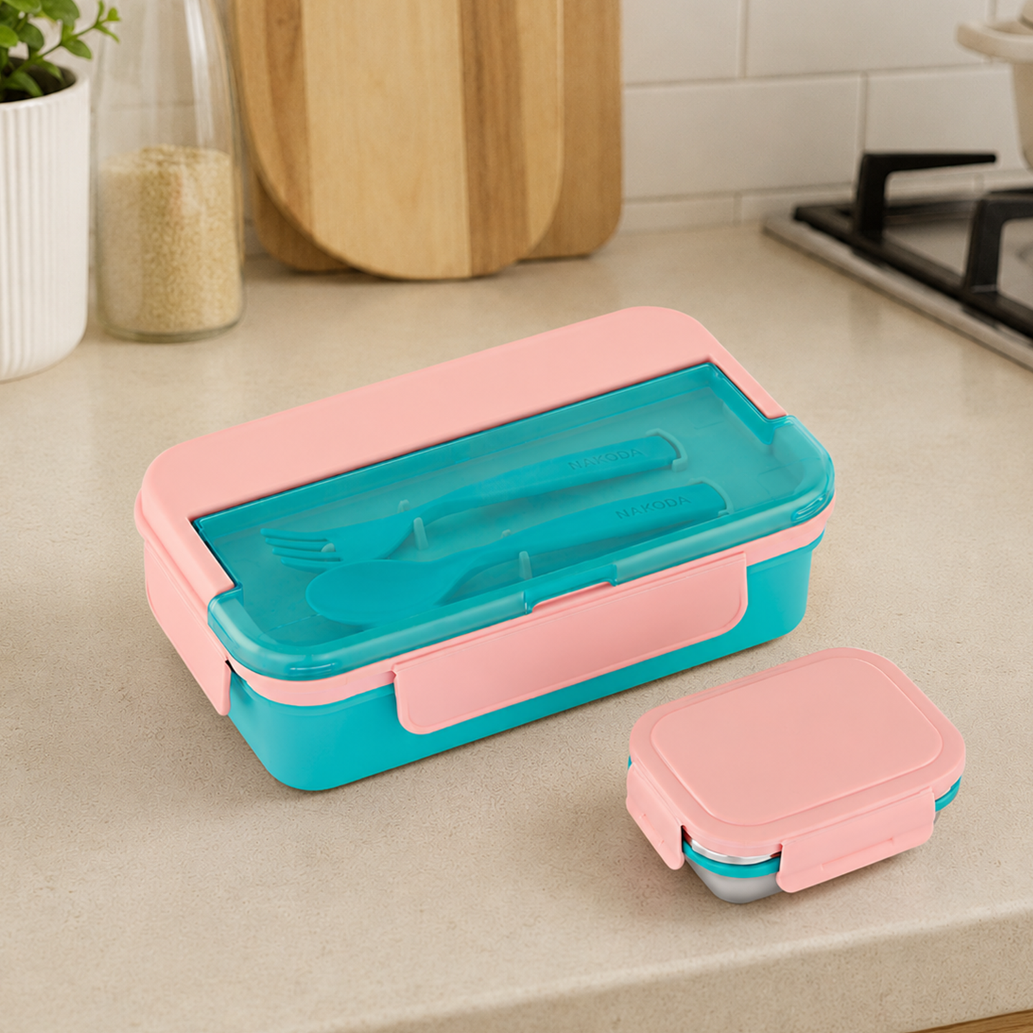 Nakoda PUNCH DLX | School Tiffin Box