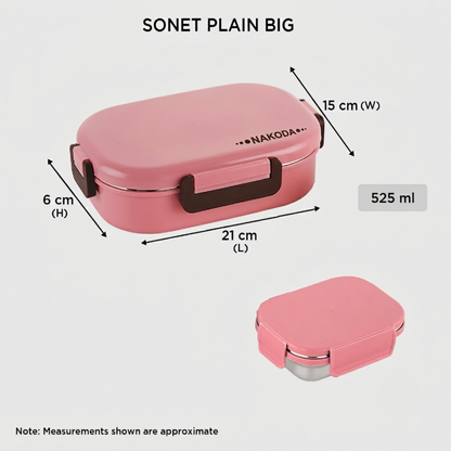 Nakoda SONET PLAIN BIG | School Tiffin Box