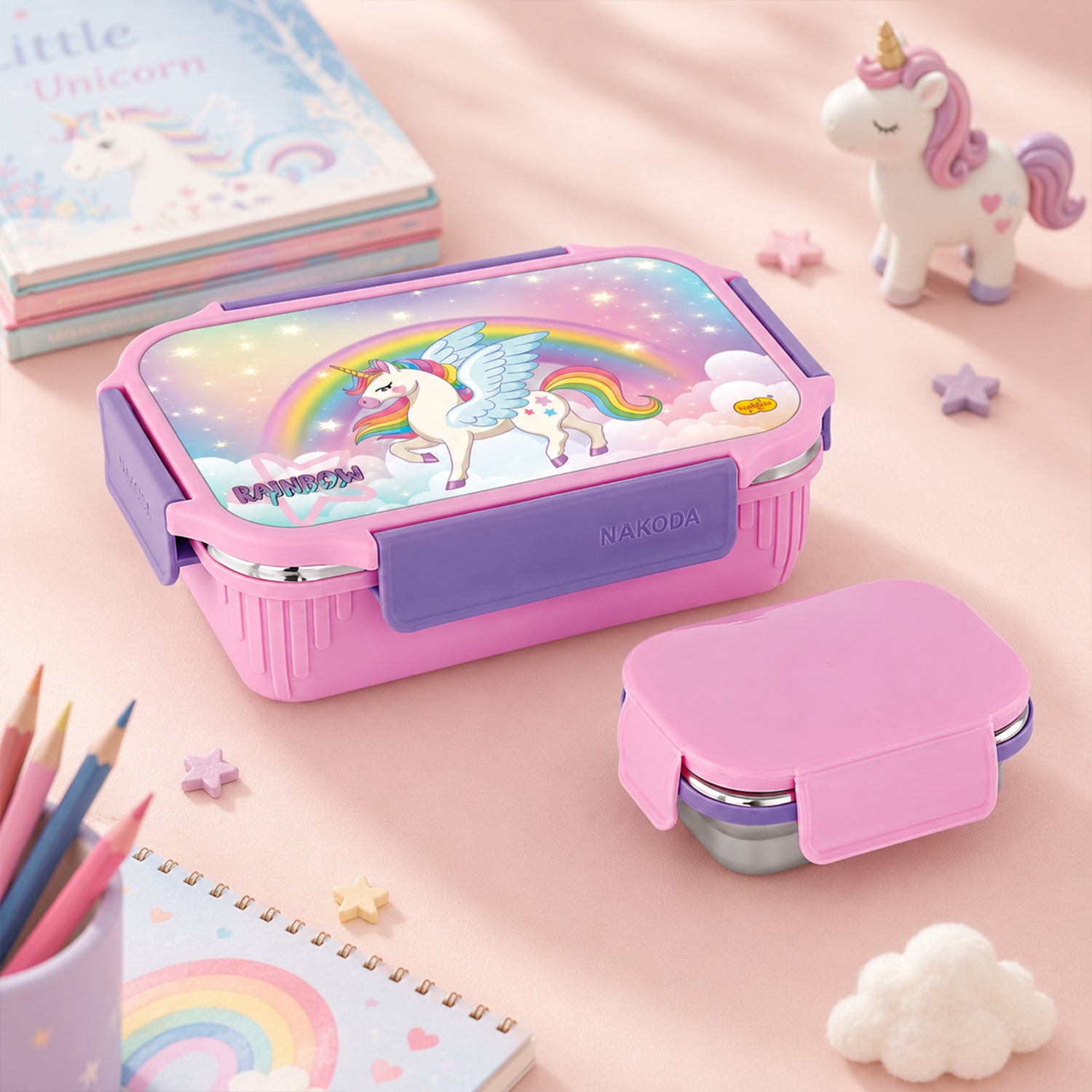Nakoda KENZO PRINTED 750 | School Tiffin Box