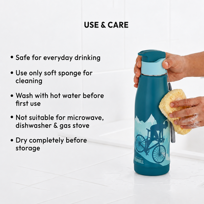 Nakoda Force 600 Insulated Water Bottle, 500ml