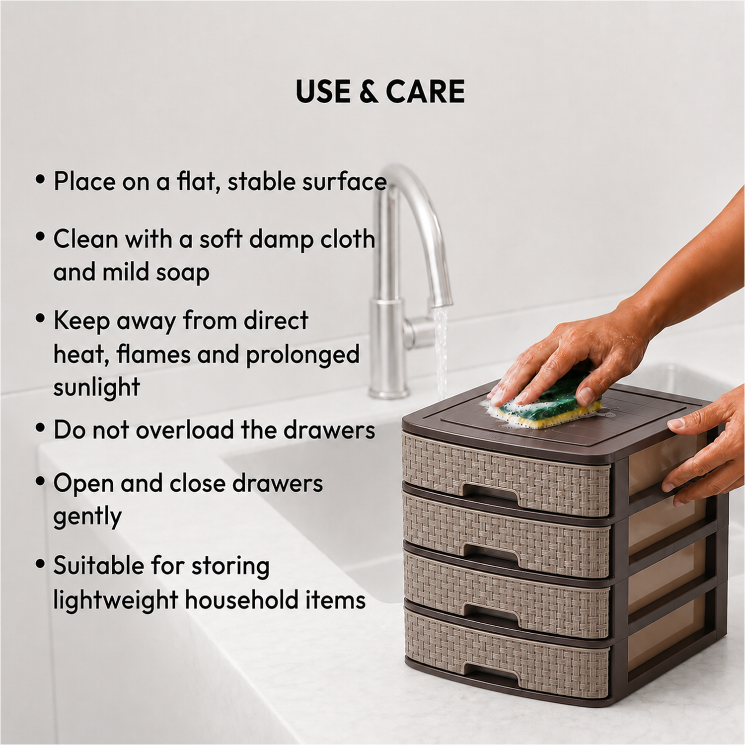Nakoda MODULO PLASTIC DRAWER IV TIER