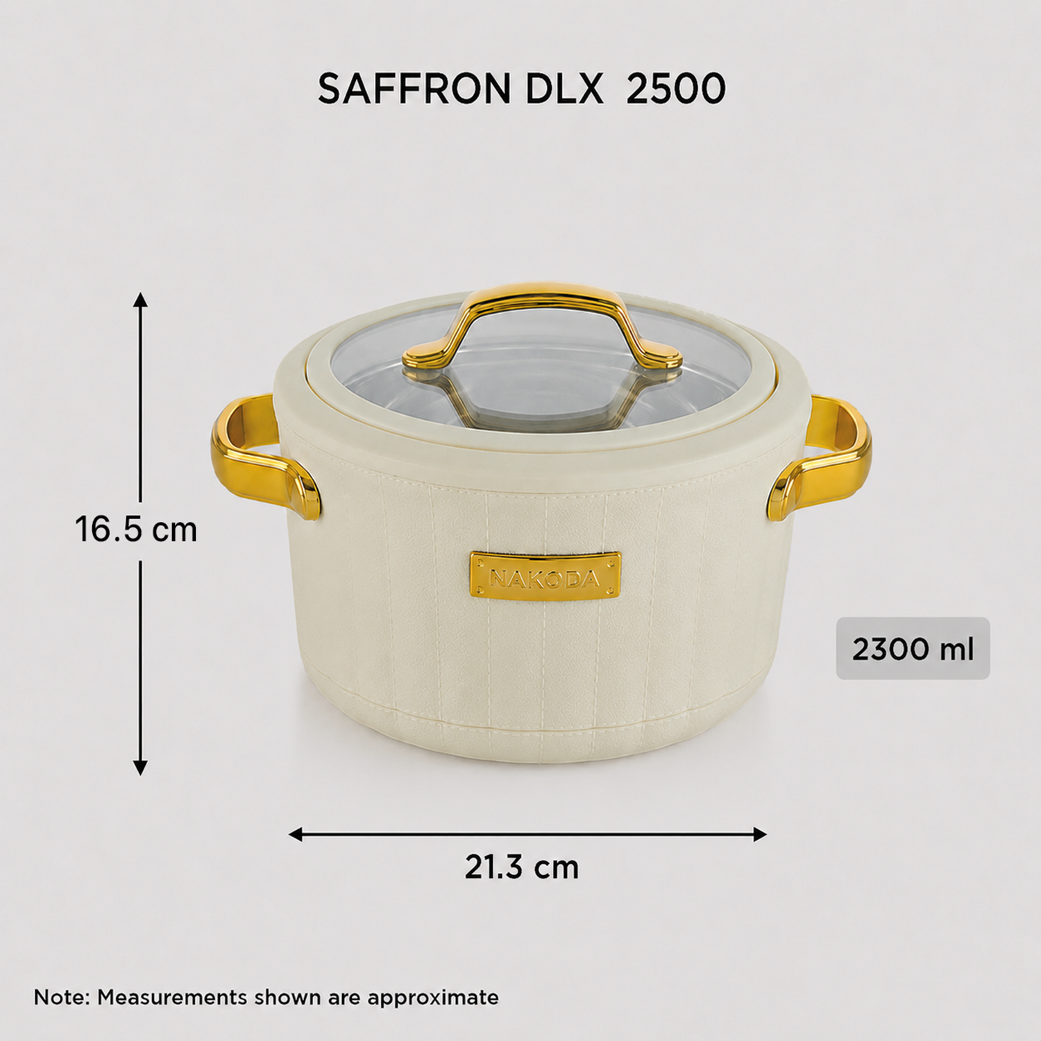 Nakoda SAFFRON DLX 2500 Insulated Casserole