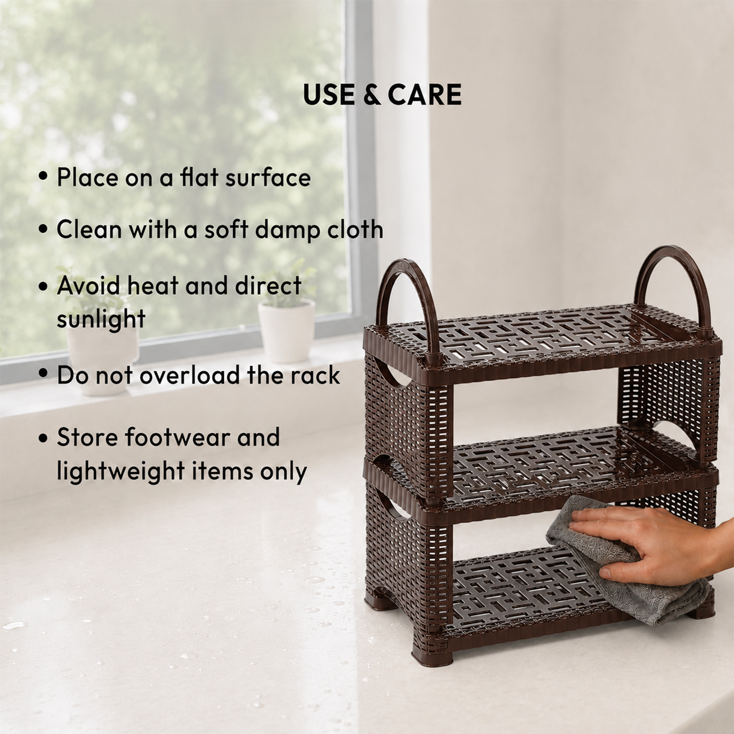 Nakoda FUTURA SHOE RACK III TIER