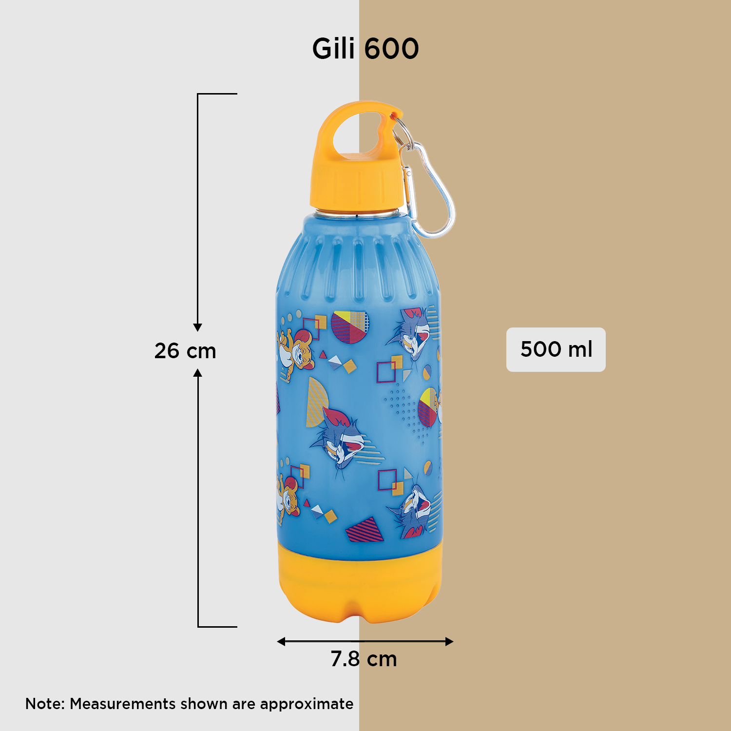 Nakoda Gili 600 Insulated Water Bottle, 500ml
