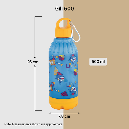 Nakoda Gili 600 Insulated Water Bottle, 500ml
