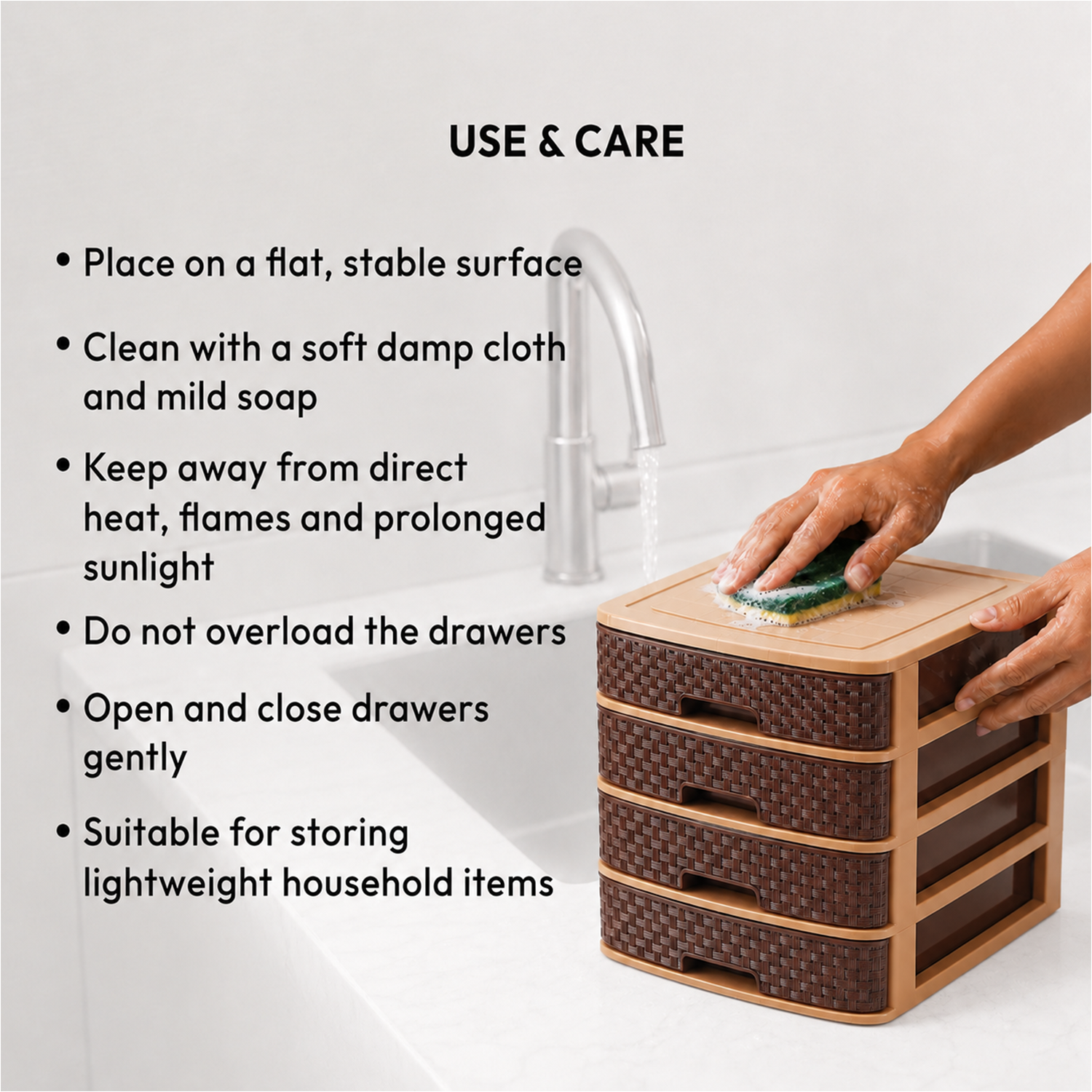 Nakoda MODULO PLASTIC DRAWER IV TIER
