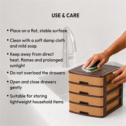Nakoda MODULO PLASTIC DRAWER IV TIER