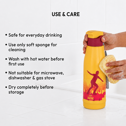 Nakoda Force 600 Insulated Water Bottle, 500ml