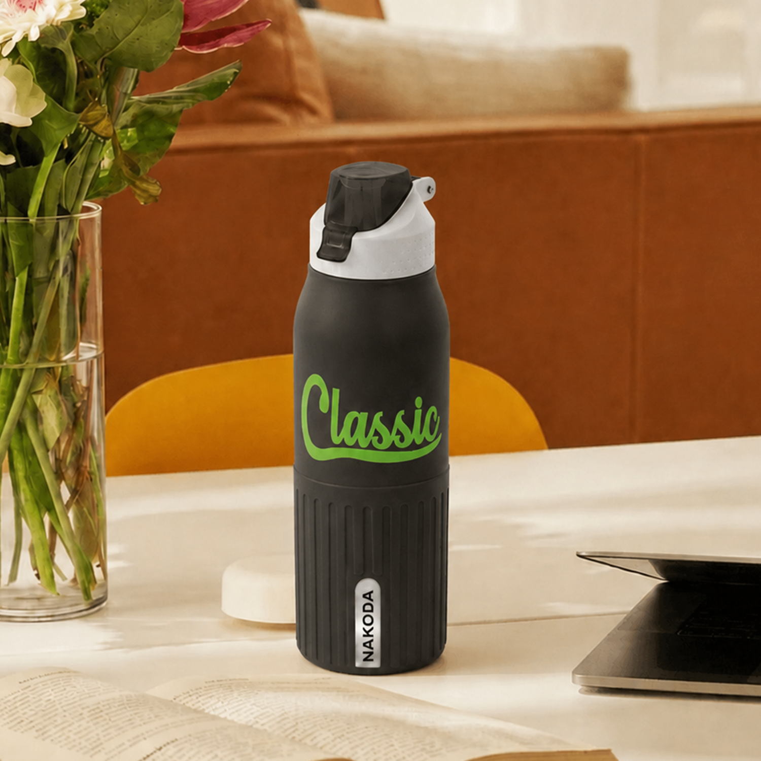 Nakoda Classic 600 Insulated Water Bottle, 540ml
