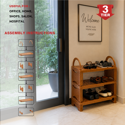 Nakoda VENTURA SHOE RACK III TIER