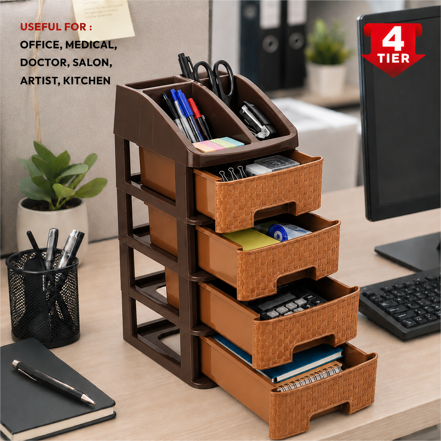 Nakoda PRIDE PLASTIC DRAWER IV TIER
