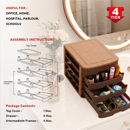 Nakoda MODULO PLASTIC DRAWER IV TIER