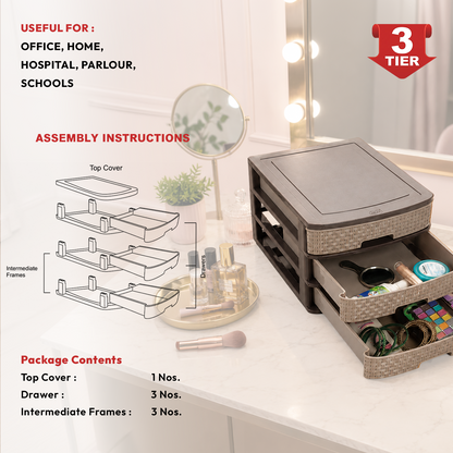 Nakoda MODULO PLASTIC DRAWER III TIER