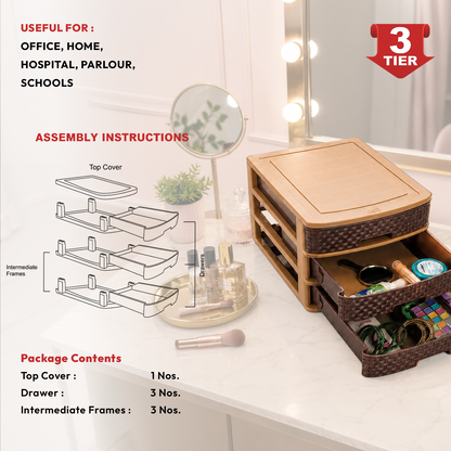 Nakoda MODULO PLASTIC DRAWER III TIER
