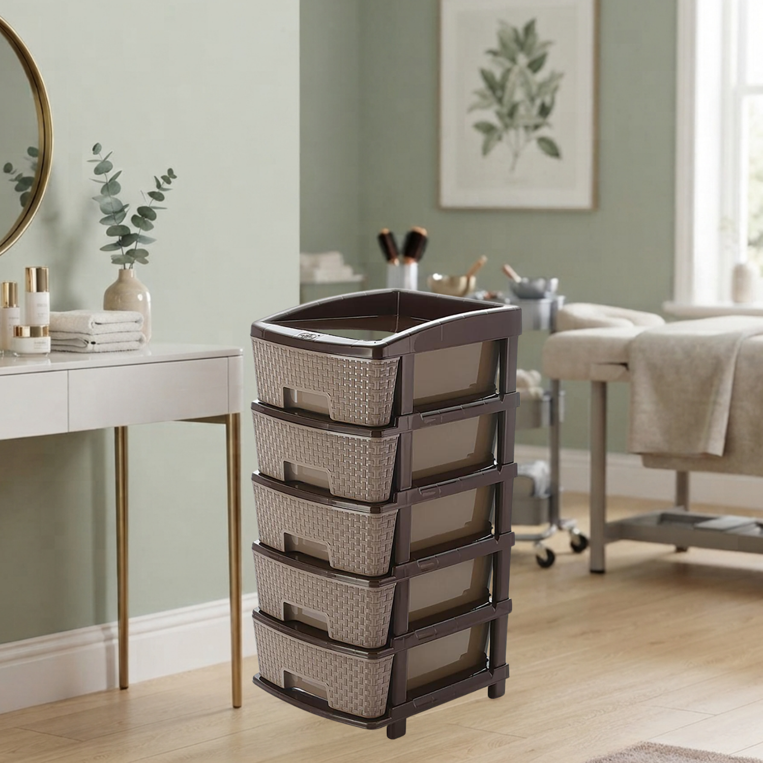 Nakoda CLASSY PLASTIC DRAWER V TIER