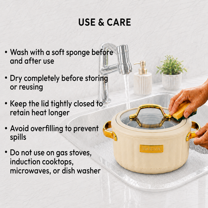 Nakoda SAFFRON DLX 2500 Insulated Casserole