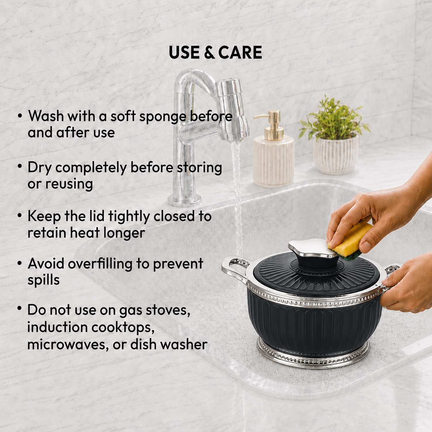 Nakoda ROSETTE DLX 1000 Insulated Casserole