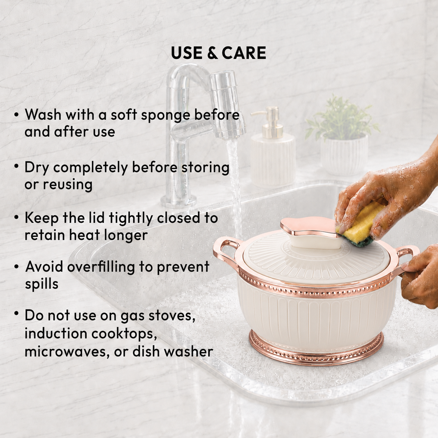 Nakoda ROSETTE DLX 2000 Insulated Casserole
