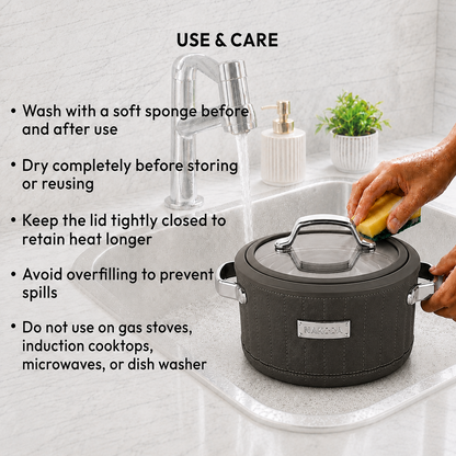 Nakoda SAFFRON DLX 2000 Insulated Casserole