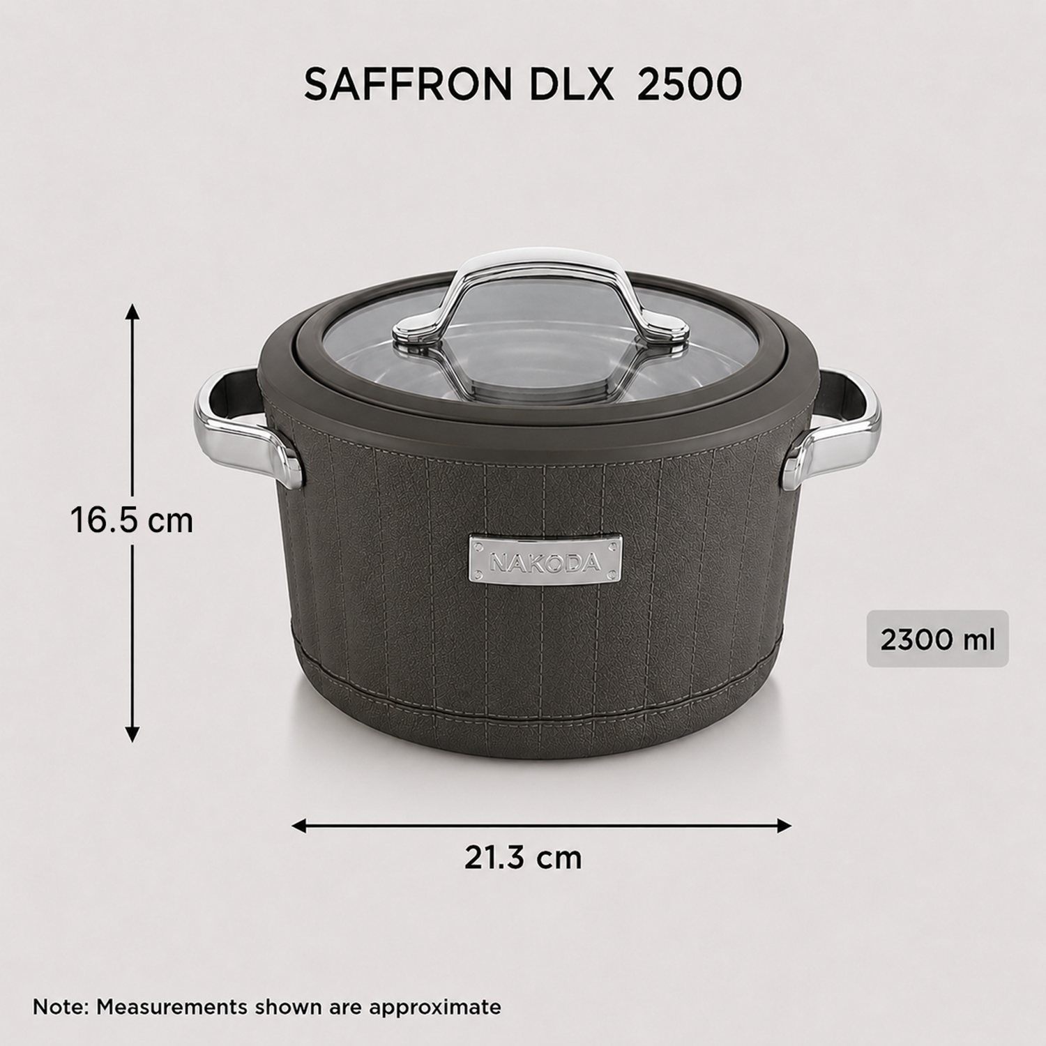 Nakoda SAFFRON DLX 2500 Insulated Casserole