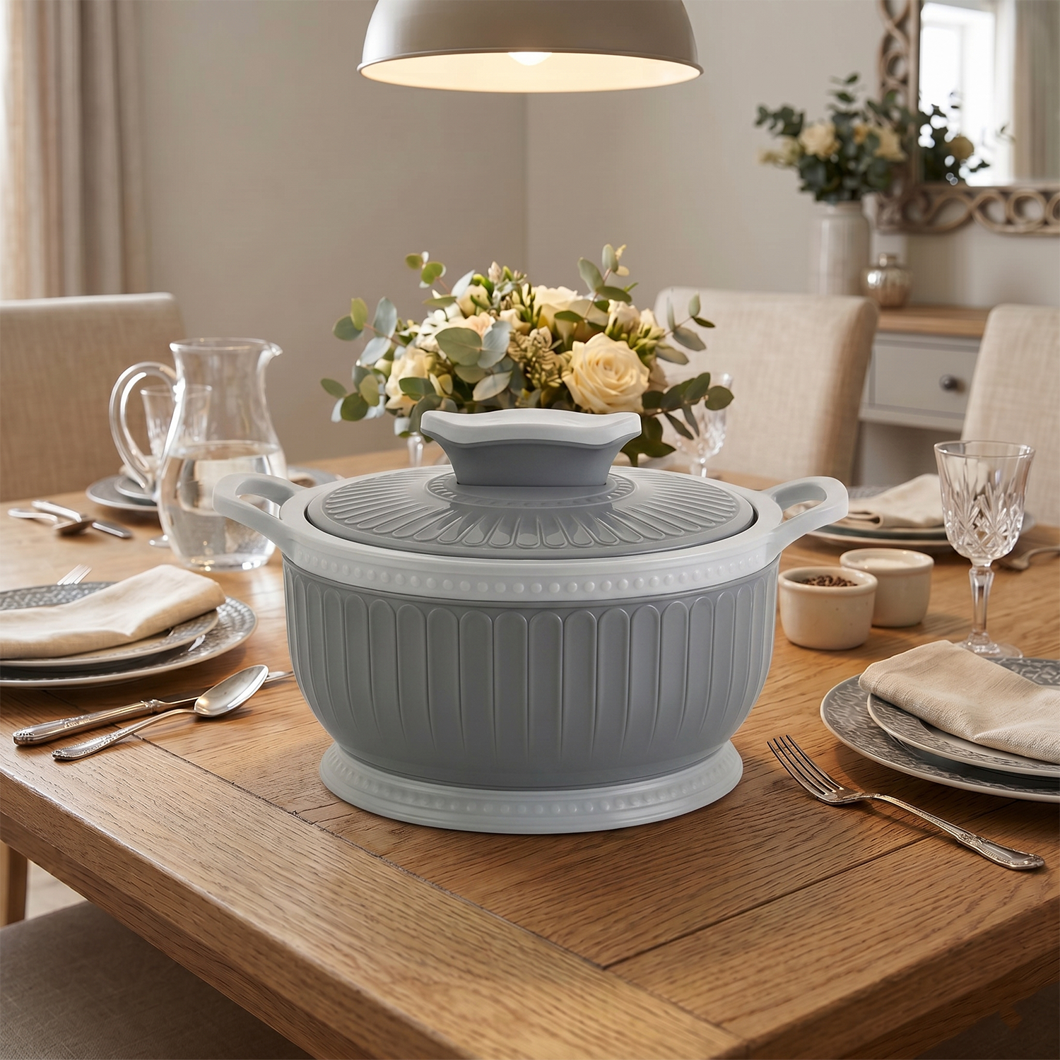 Nakoda ROSETTE PLAIN 1500 Insulated Casserole