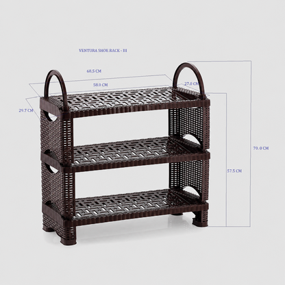 Nakoda VENTURA SHOE RACK III TIER