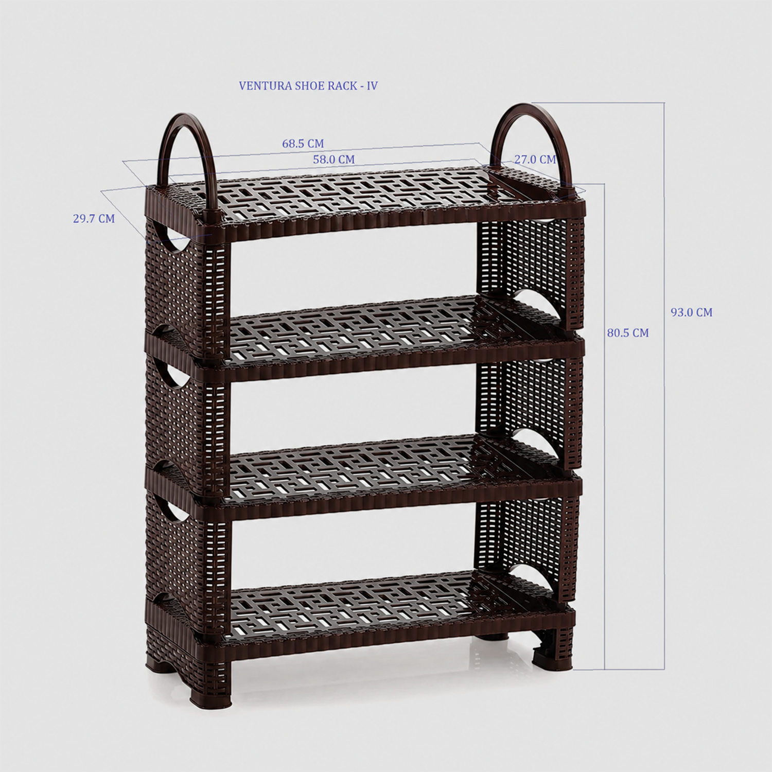 Nakoda VENTURA SHOE RACK IV TIER