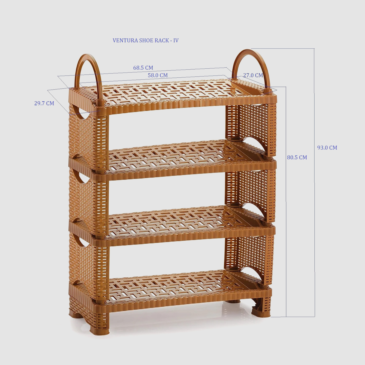 Nakoda VENTURA SHOE RACK IV TIER