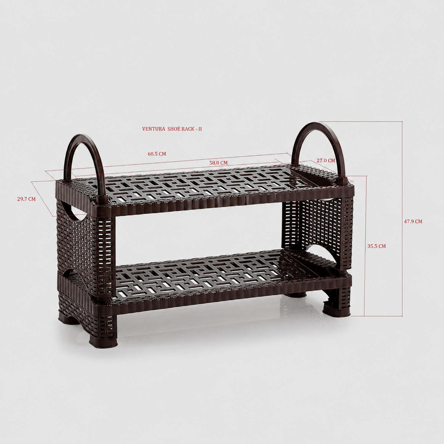 Nakoda VENTURA SHOE RACK II TIER