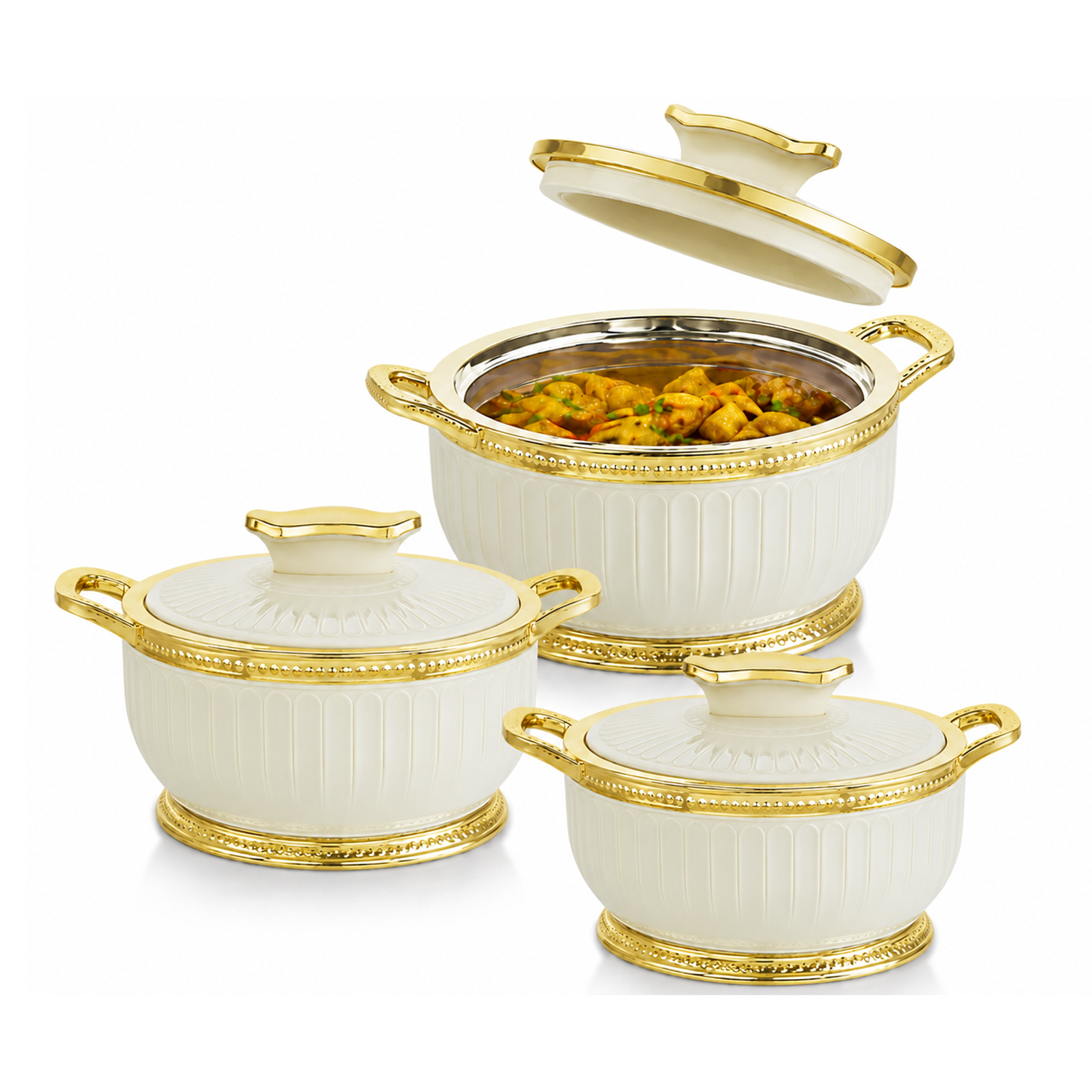 Nakoda ROSETTE SET DLX - 500/1000/1500 | Insulated Casserole Set