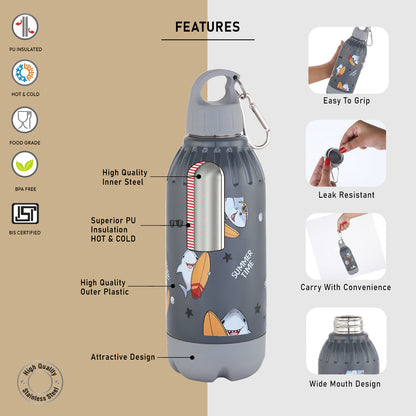 Nakoda Gili 600 Insulated Water Bottle, 500ml