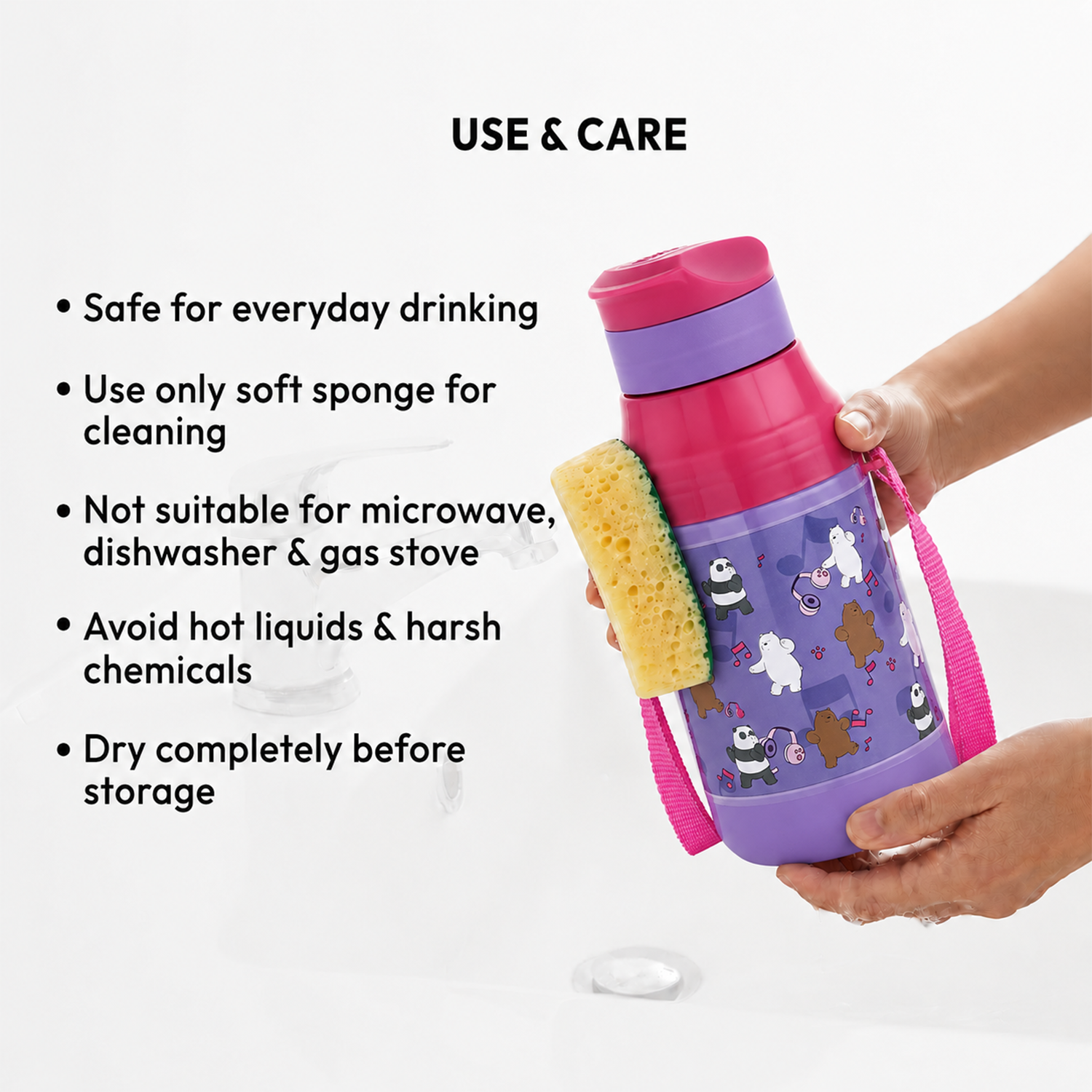 Nakoda Kids i-30 400 Insulated Water Bottle, 430ml