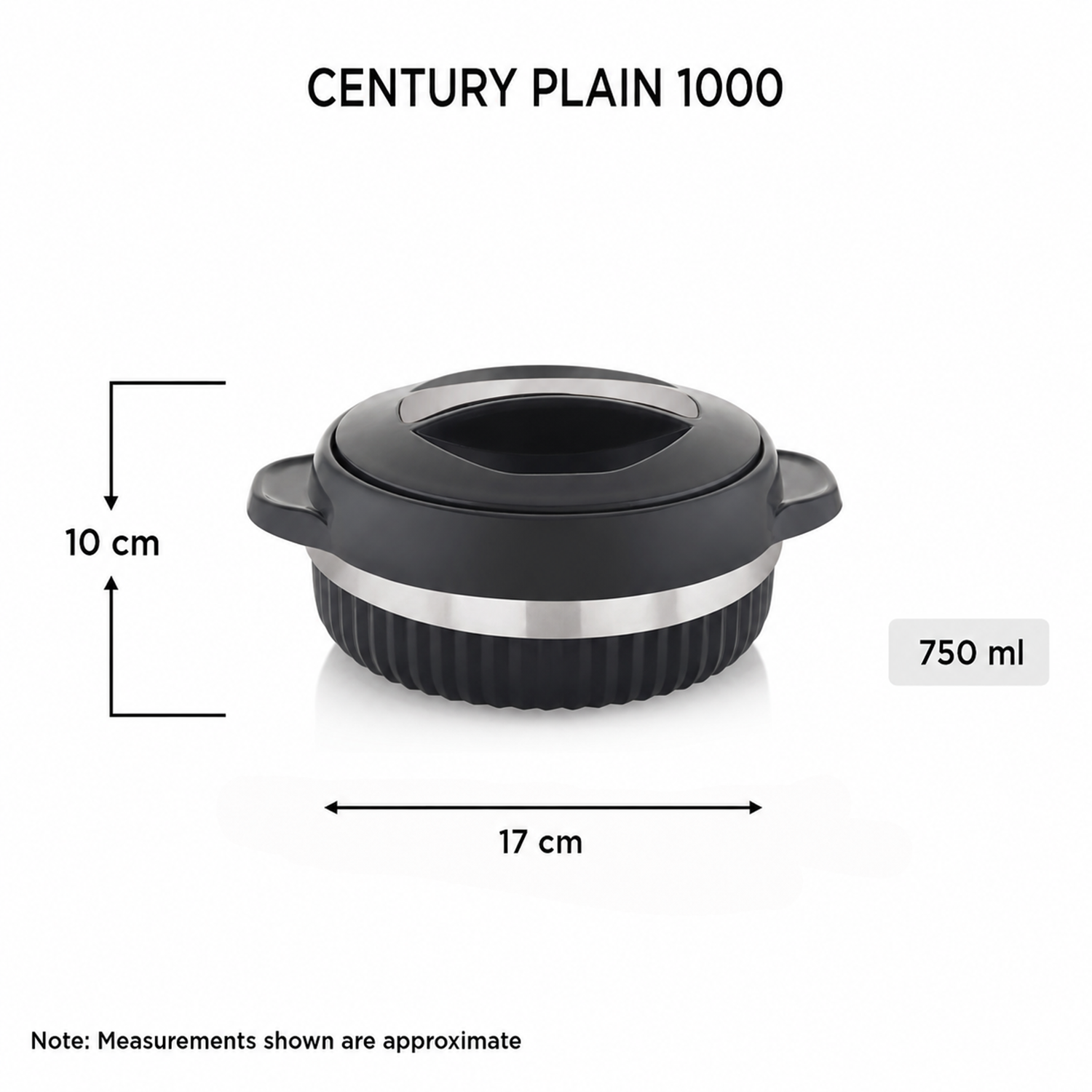 Nakdoa CENTURY PLAIN 1000 Insulated Casserole