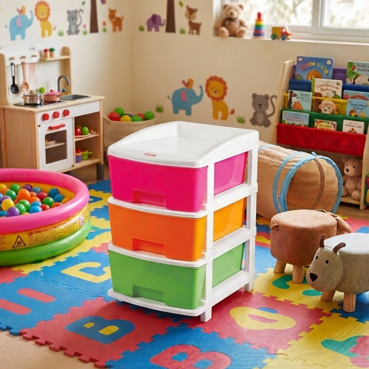 Nakoda FUSION PLASTIC DRAWER III TIER