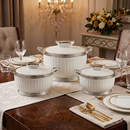 Nakoda ROSETTE SET DLX - 500/1000/1500 | Insulated Casserole Set