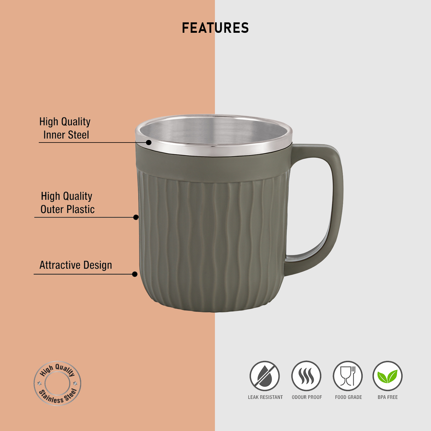 Nakoda MILO SMALL 6 PC MUG SET