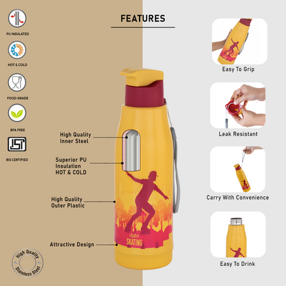 Nakoda Force 900 Insulated Water Bottle, 630ml
