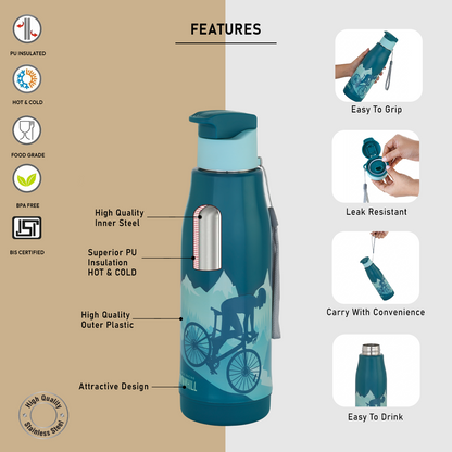 Nakoda Force 900 Insulated Water Bottle, 630ml