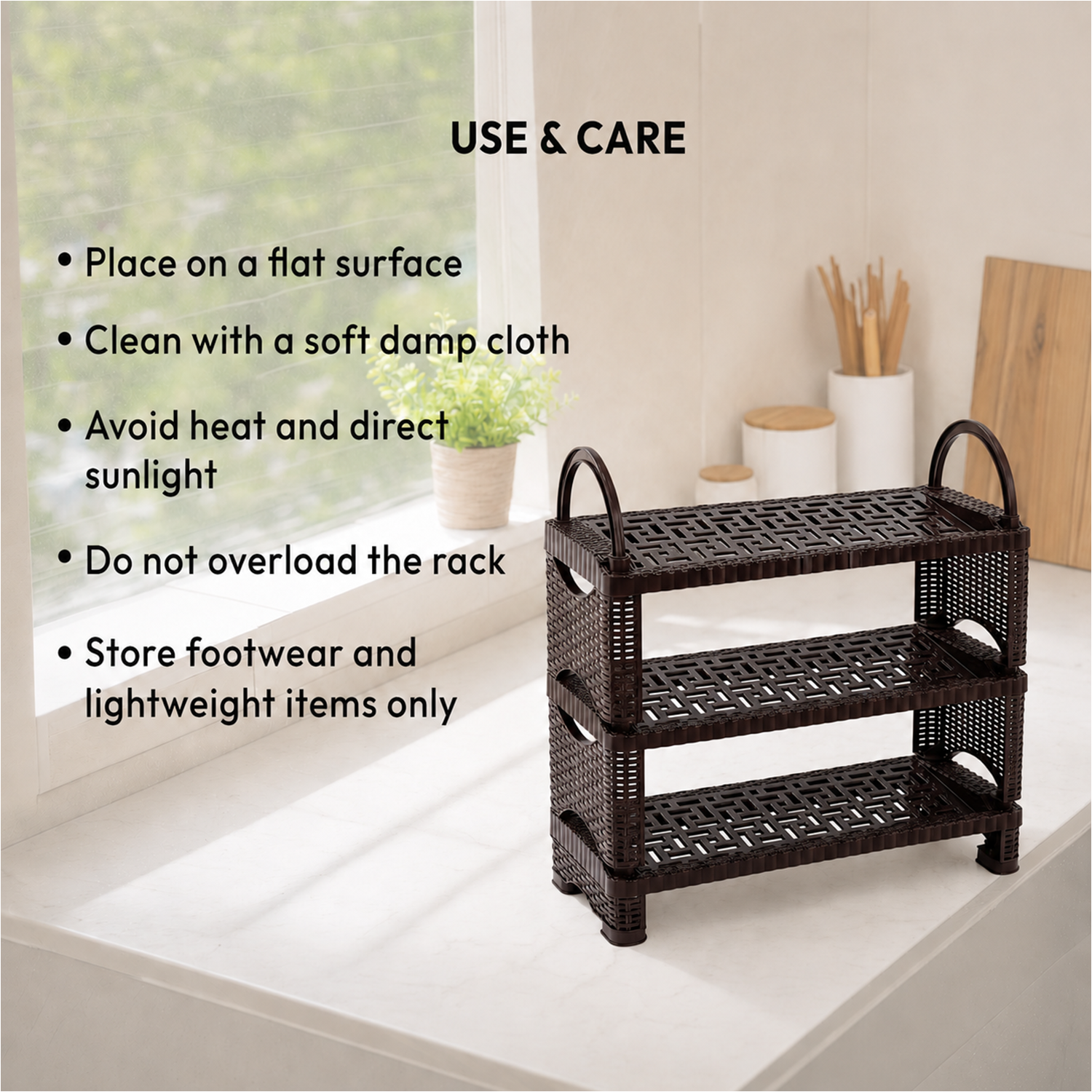 Nakoda VENTURA SHOE RACK III TIER