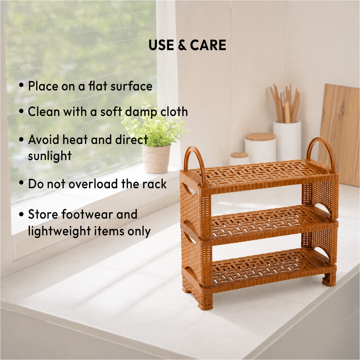 Nakoda VENTURA SHOE RACK III TIER