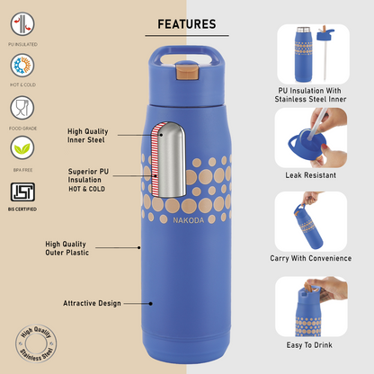 Gripo 900 Insulated Water Bottle, 630ml