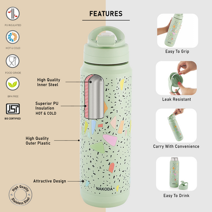 Terrazo 900 Insulated Water Bottle, 630ml