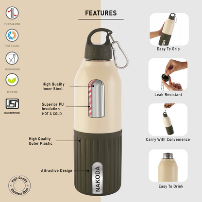 Nexa 900 Insulated Water Bottle, 600ml
