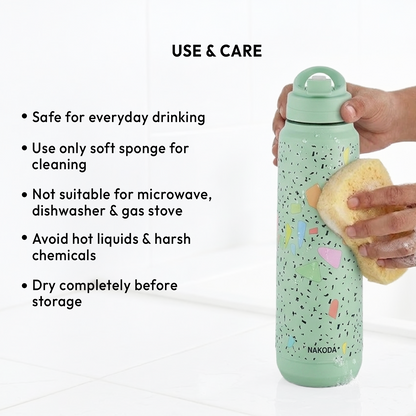 Terrazo 900 Insulated Water Bottle, 630ml