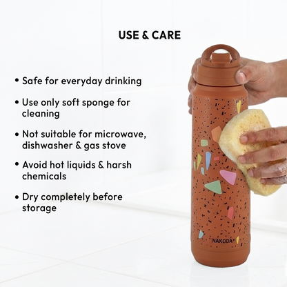 Terrazo 900 Insulated Water Bottle, 630ml