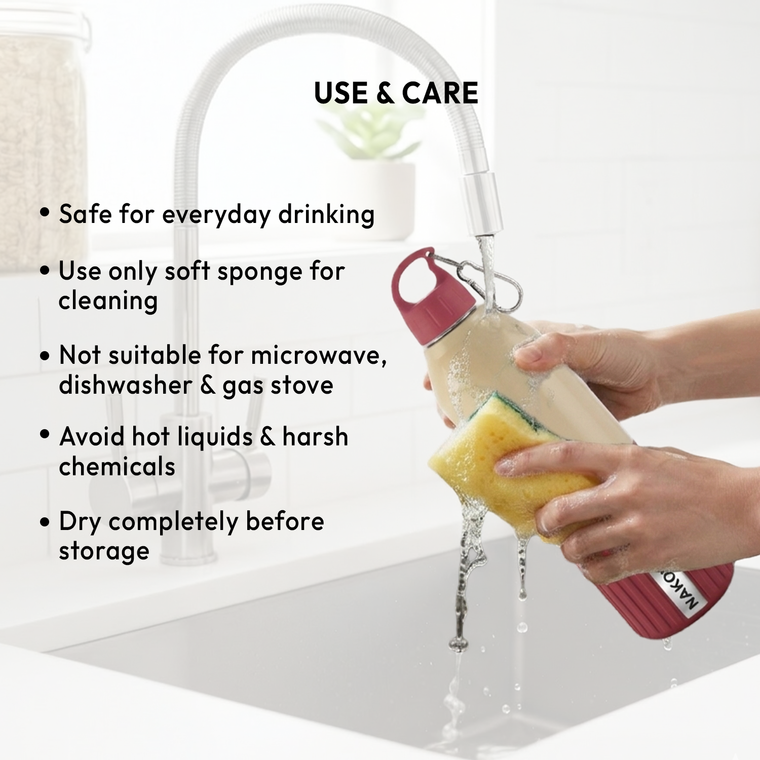 Nexa 900 Insulated Water Bottle, 600ml