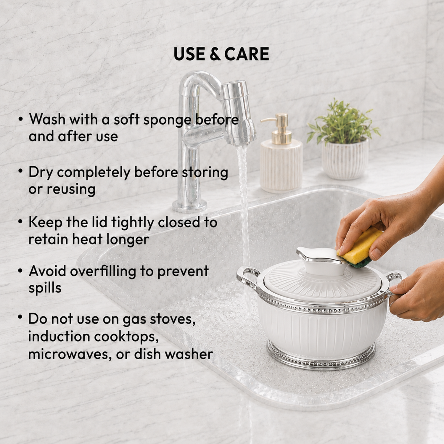 Nakoda ROSETTE DLX 1000 Insulated Casserole