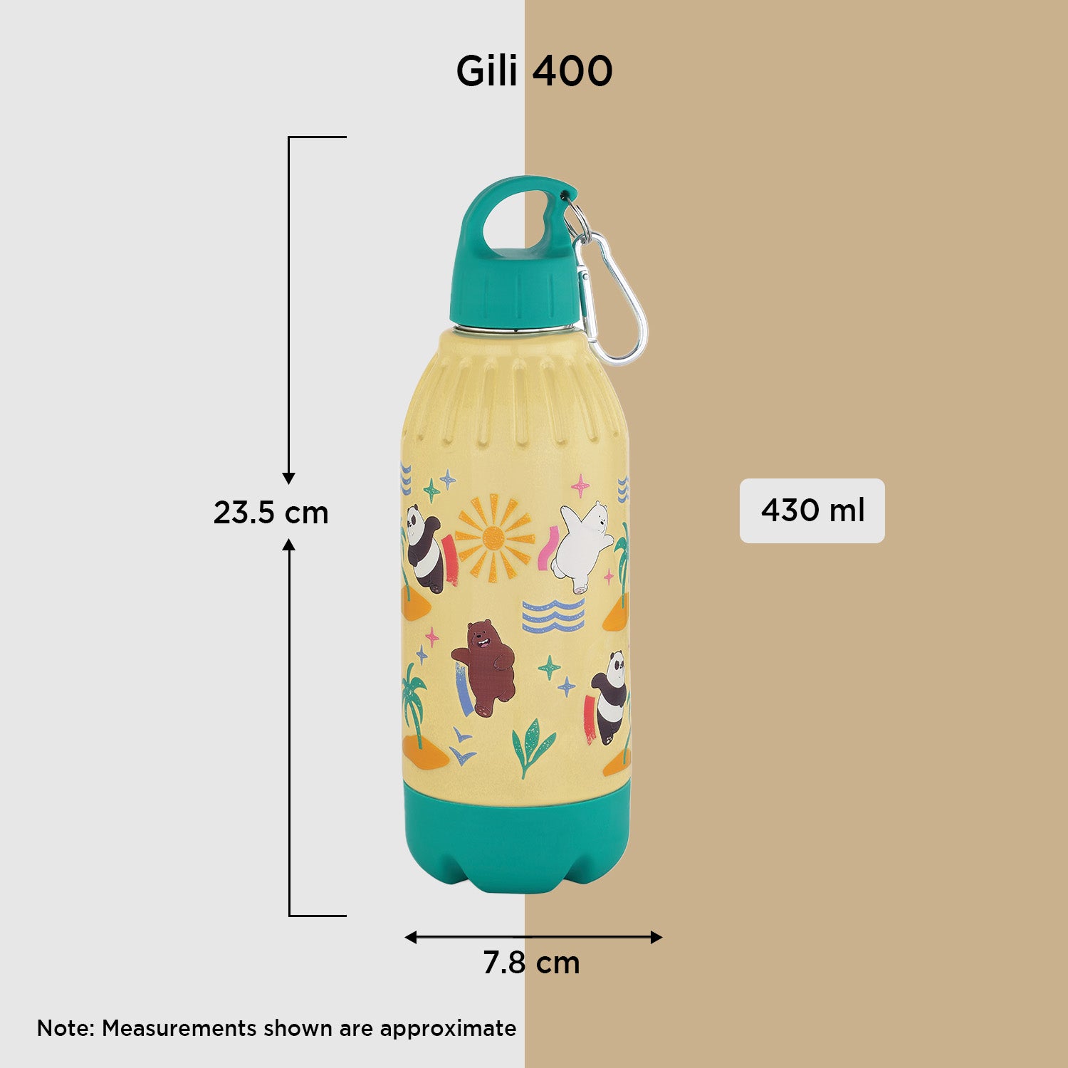 Nakoda Gili 400 Insulated Water Bottle, 430ml
