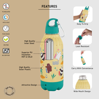 Nakoda Gili 600 Insulated Water Bottle, 500ml